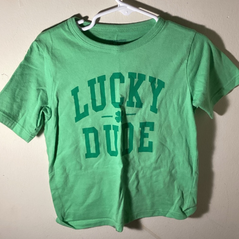 The Children's Place Green 'Lucky Dude' Tee